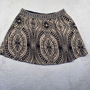 Vintage Y2K Flying Tomato Mini Skirt Geometric Print A-Line Skater Women's Large